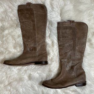 Frye Paige Tall Riding Leather Boots Sz 10